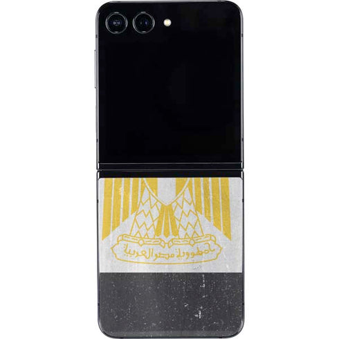 Egypt Flag Distressed Galaxy Z Flip5 5G Skin